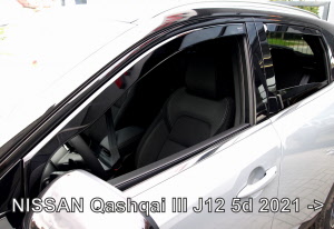 Nissan qashqai raamspoilers geleiders J12