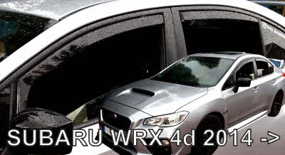 Subaru zijwindschermen visors raamspoilers heko