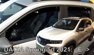 Dacia Spring electric windschermen visors fenders