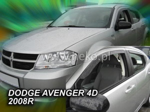 Dodge Avenger raamspoilers windgeleiders Heko