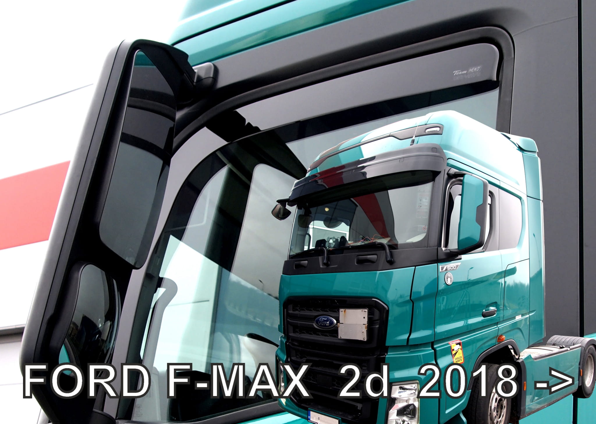 Ford F-MAX vrachtwagen raamspoilers heko