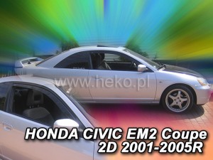 honda civic 2 drs coupe EM2 window visors