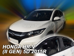 Honda HRV HR-V raamspoilers zijwindschermen heko