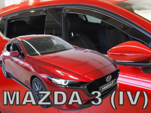 Mazda 3 windgeleiders zijwindschermen heko