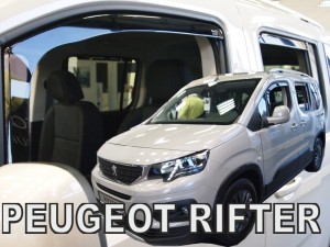 Peugeot Rifter raamspoilers zijwindschermen heko