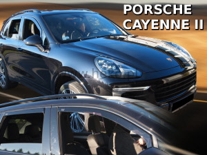 Porsche zijwindschermen raamspoilers visors pasvorm Heko