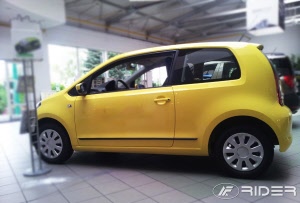 Skoda Citigo portierstootlijsten zwart pasvorm