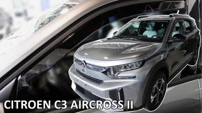 Citroen C3 E-C3 aircross zijwindschermen visors heko