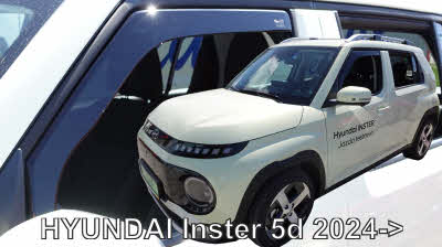Hyundai Inster raamspoilers fenders visors windgeleiders
