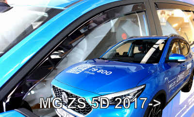 MG ZS EV windschermen visors fenders heko