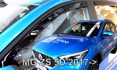 MG ZS EV raamgeleiders visors zijwindschermen