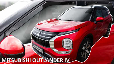 Mitsubishi Outlander windvangers raamspoilers fenders visors Heko