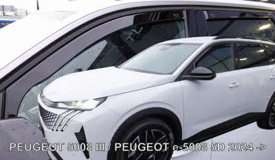Zijwindschermen peug 5008 E5008 visors heko