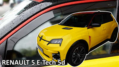 Renault 5 E-tech raamspoilers visors heko