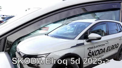 Skoda Elroq zijwindschermen raamspoilers fenders heko