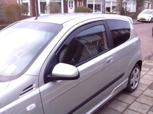 Chevrolet Kalos - Aveo 3 deurs windschermen visors