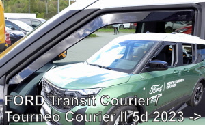 zijwindschermen visors ford courier tourneo type 2