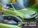 zijwindschermen raamspoilers honda logo 3 deurs