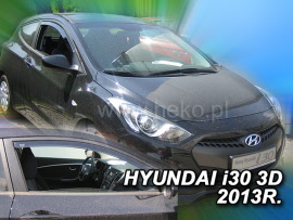 zijwindschermen hyundai i30 - 3drs - voorset - 17281