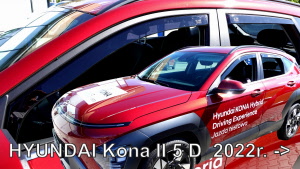 Hyundai Kona type2 hybride zijwindschermen heko