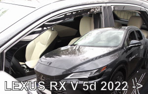 Lexus RX raamspoilers donker heko