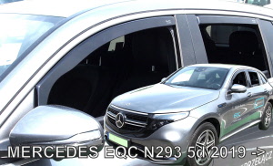 mercedes EQC n293 zijwindschermen visors laudorshop