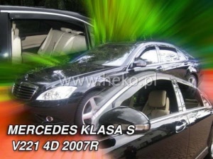 Mercedes S klasse verlengde versie V221 raamspoilers fenders