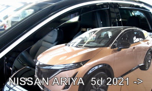 Nissan Ariya zijwindschermen raamspoilers fenders