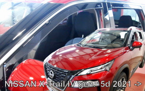 Nissan X-Trail raamspoilers fenders heko