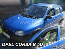 opel corsa b raamspoilers voorset - 25308