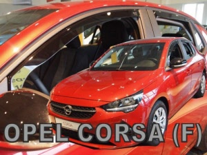 opel corsa F zijwindschermen heko