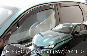 peugeot 308 sw windschermen raamspoilers