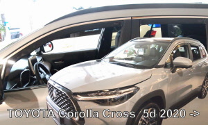 Toyota Corolla Cross raamspoilers fenders heko