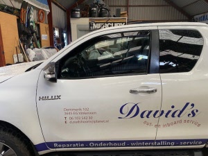 Toyota Hilux 2 deurs windschermen raamspoilers kappen heko