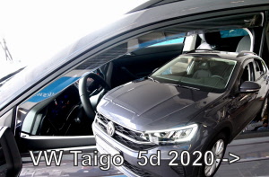vw volkswagen Taigo raamspoilers visors