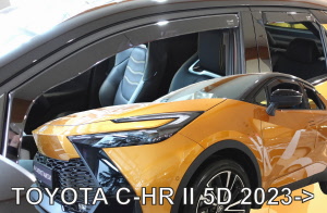 toyota c-hr zijwindschermen raamspoilers