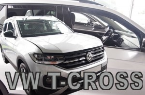 vw volkswagen T-cross zijwindschermen heko